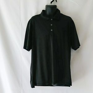 Adidas Golf Pure Motion  Black Polo Shirt